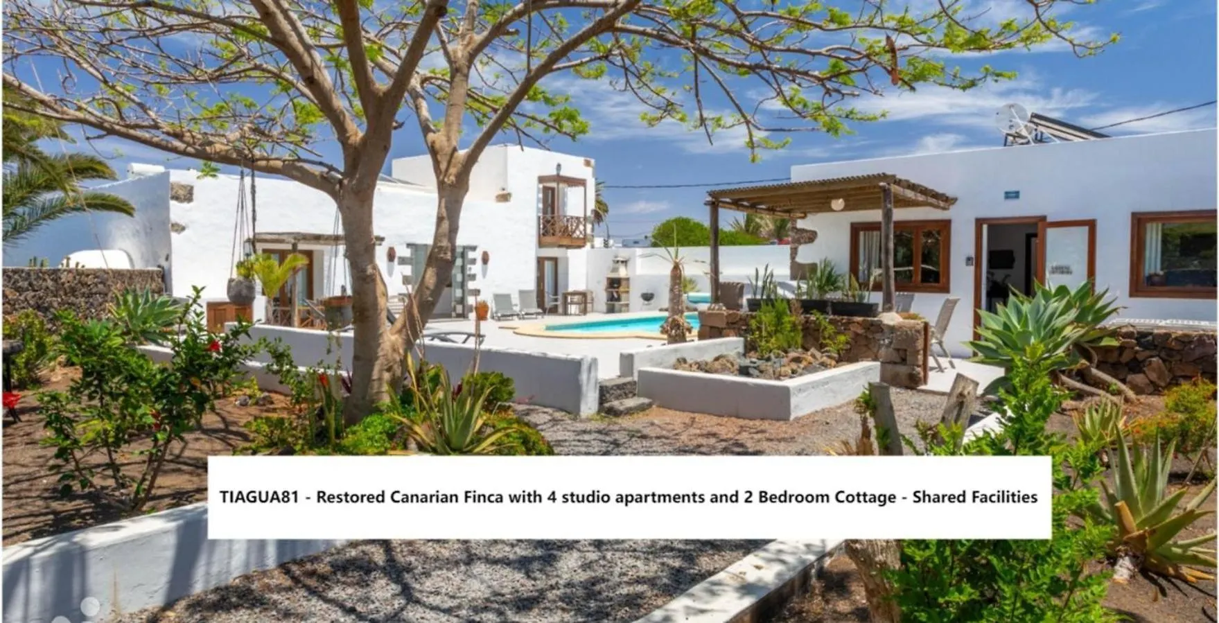 Sala Botanica Studio - Shared Pool - Central Island Location - 10 Mins Drive To Famara And La Santa Tiagua Apartment
